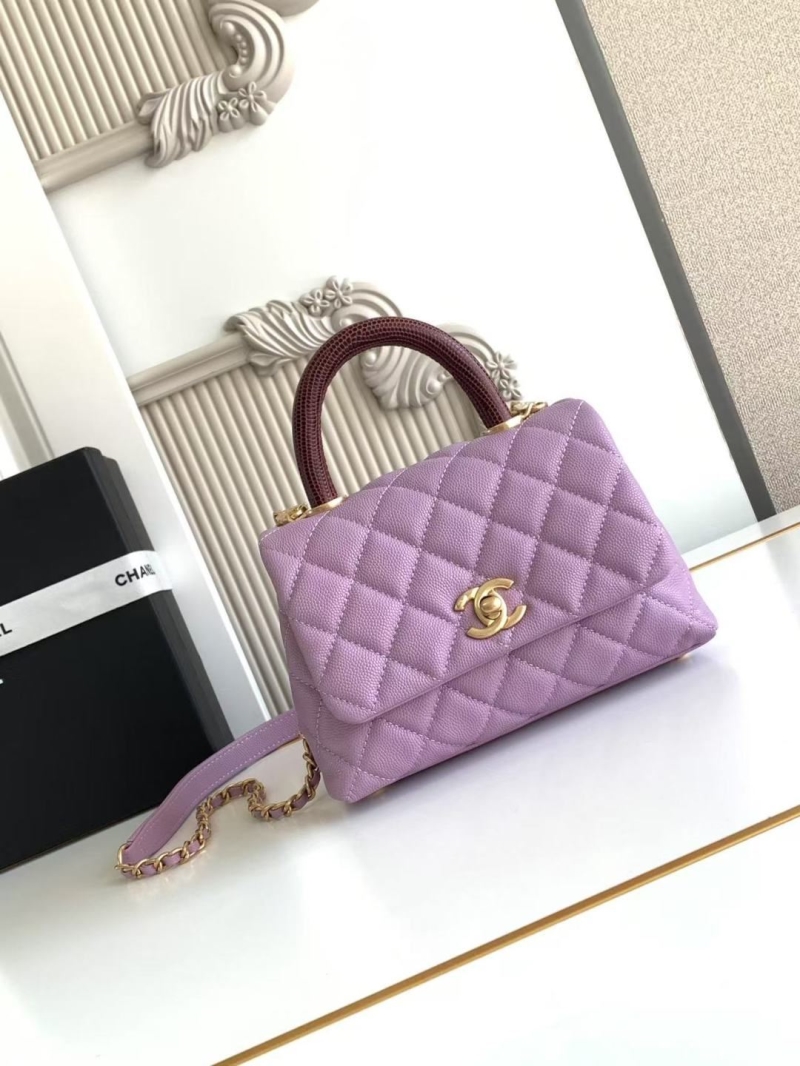 Ch**el top handle bags